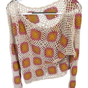 Crochet Granny Square Sweater